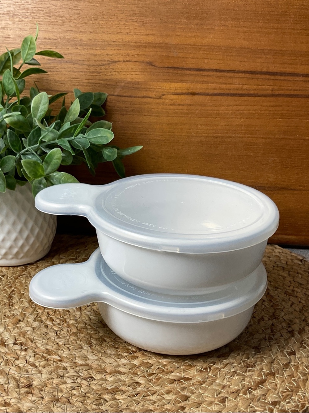 Vintage CorningWare Grab-it Bowls P-150-B 550mL Set of 2 with Lids